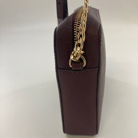 MICHAEL KORS, SMALL WINE SAFFIANO LEATHER CROSSBODY BAG - Picture 7 of 14